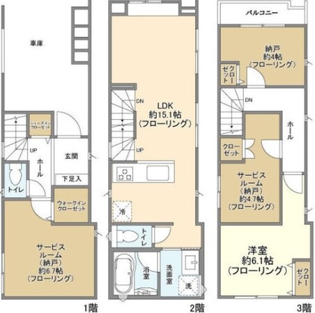 Kolet千住大橋の物件間取画像